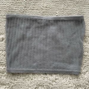 Lottie Moss baby blue tube top